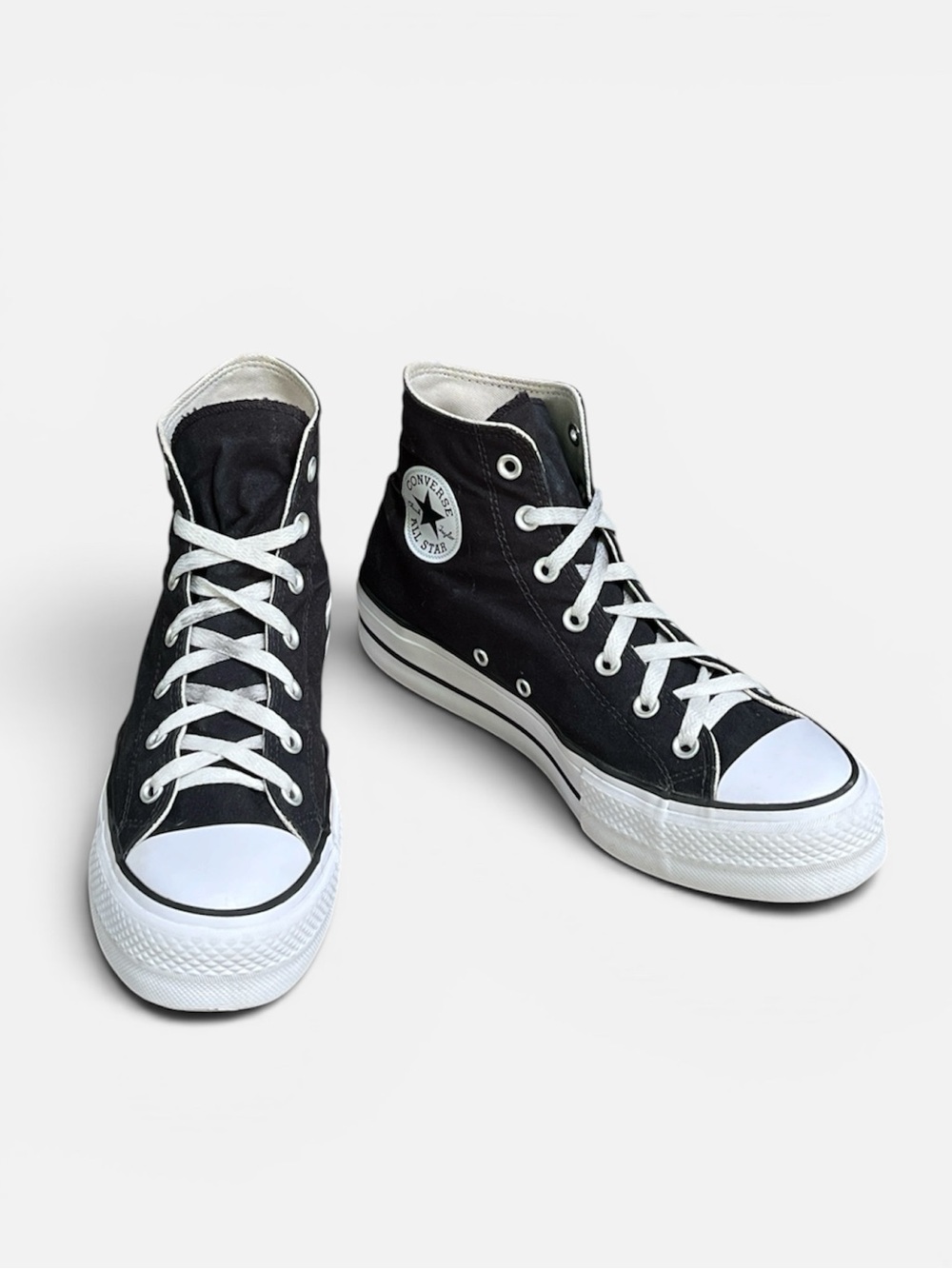 Converse Chuck Taylor All Star Lift High Top Sneaker in Black Women’s Size 10 - Picture 1 of 11